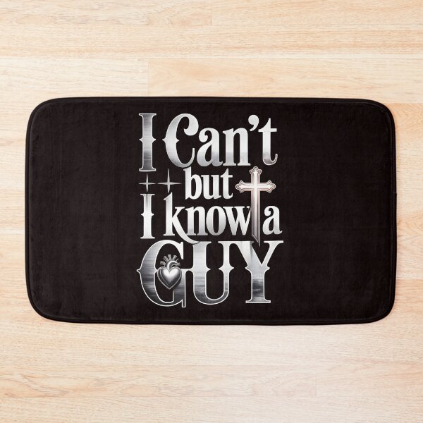 Item preview, I Can't But I Know A Guy Jesus T-Shirt – Christian Faith design with Inspirational Humor designed and sold by Redgiant87x.