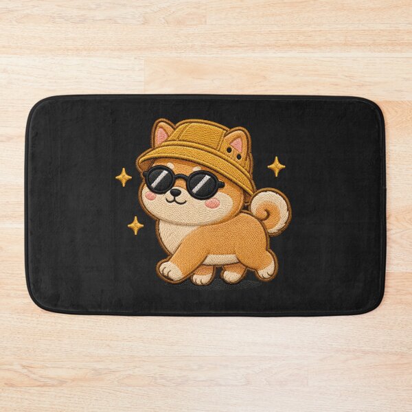 Item preview, Cool Shiba Walking Embroidery Patch Cute designed and sold by ColorSplash123.