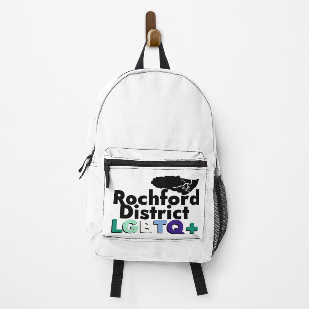 Vista previa del artículo con la obra «Mochila», diseñado y vendido por RochfordLGBTQ.