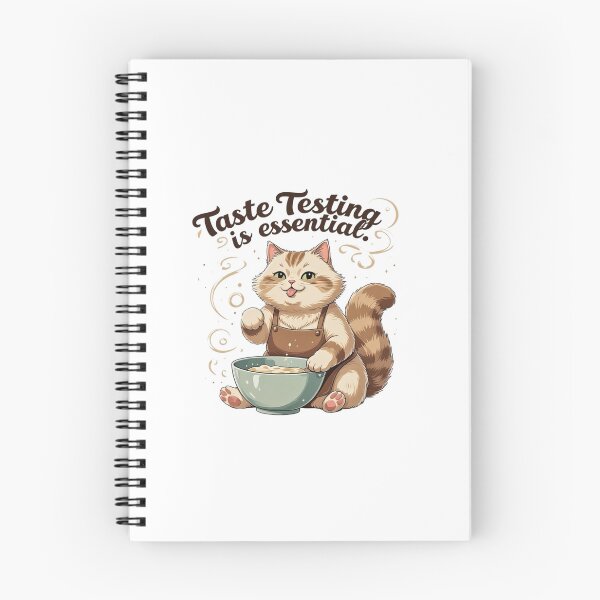 Item preview, Taste Testing Is Essential Funny Cat Baking Humor designed and sold by AQUILAKREO.