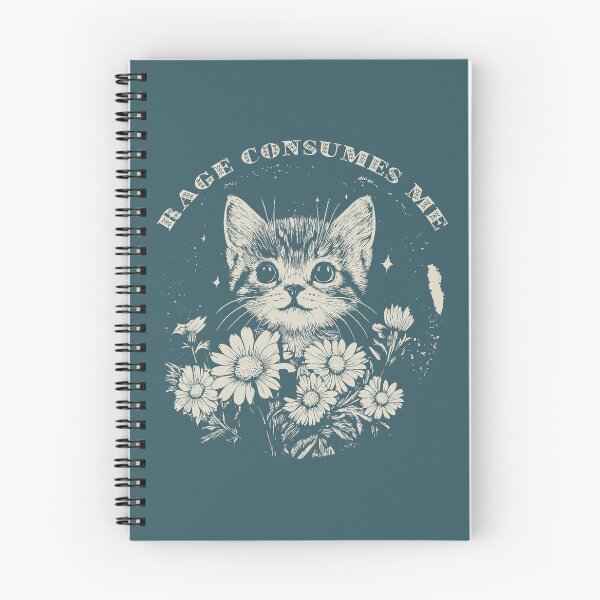 Item preview, Cute Cat Rage Consumes Me Funny Sarcastic Kitten Flower designed and sold by roycehopkins.