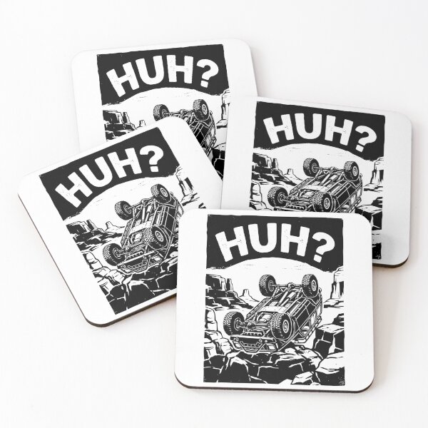 Item preview, Funny Upside Down Cherokee XJ - Off-Road 4x4 Rollover Humor Graphic designed and sold by Off-Road-Zone.