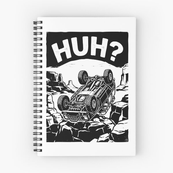 Item preview, Funny Upside Down Cherokee XJ - Off-Road 4x4 Rollover Humor Graphic designed and sold by Off-Road-Zone.