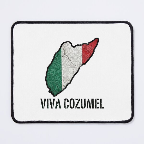 Item preview, Viva Cozumel Map Mexican Flag Patriotic Art designed and sold by DuckOddity.
