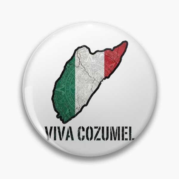 Item preview, Viva Cozumel Map Mexican Flag Patriotic Art designed and sold by DuckOddity.