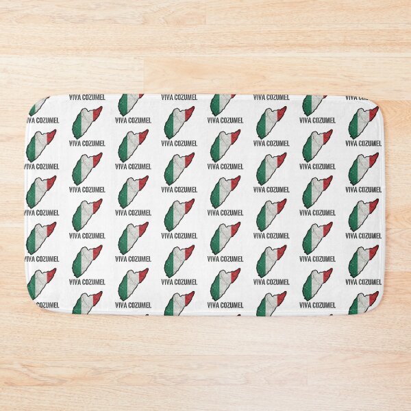 Item preview, Viva Cozumel Map Mexican Flag Patriotic Art designed and sold by DuckOddity.