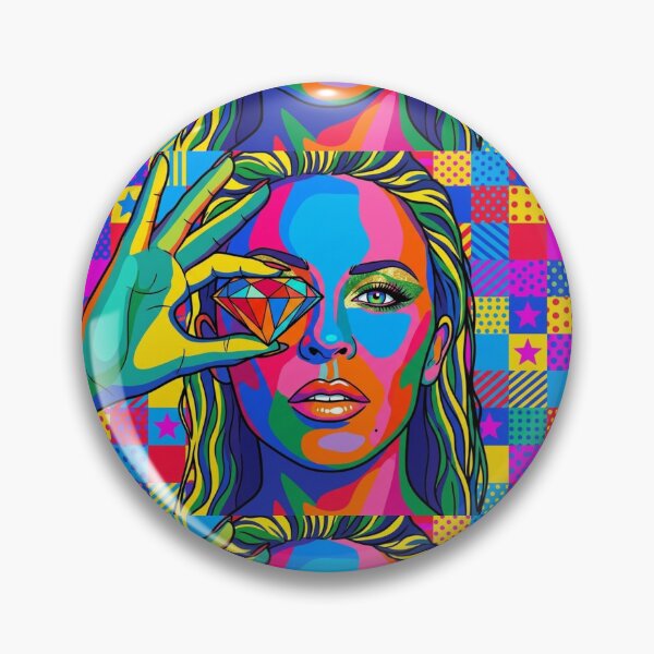 Item preview, KYLIE ~ TENSION Pop Art ~ Goldeneye designed and sold by TheLastGarden.