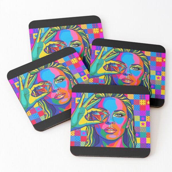 Item preview, KYLIE ~ TENSION Pop Art ~ Goldeneye designed and sold by TheLastGarden.