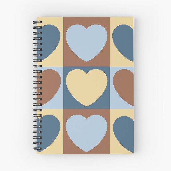 Item preview, Checkered Blue And Brown Heart Pattern designed and sold by LibertyHub.