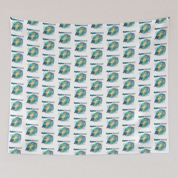 Item preview, Cute Cartoon Whale Shark Cozumel Island Map designed and sold by DuckOddity.