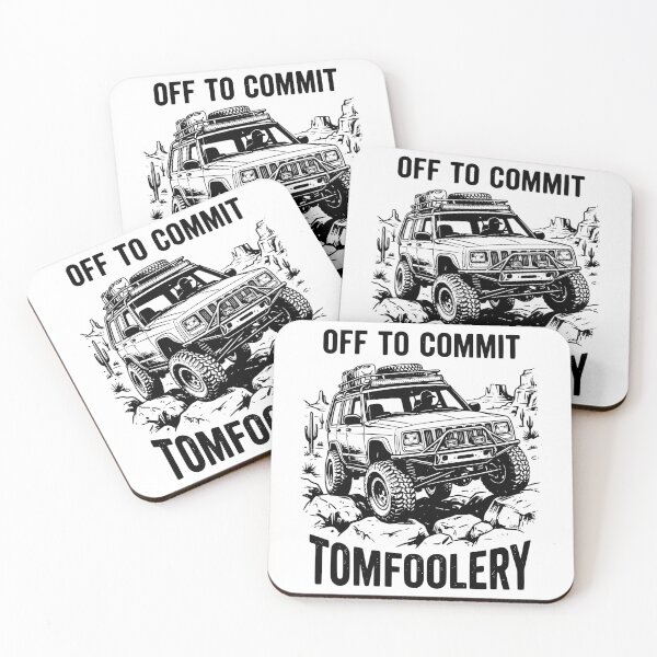 Item preview, Off To Commit Tomfoolery Cherokee XJ - Funny Off-Road 4x4 designed and sold by Off-Road-Zone.