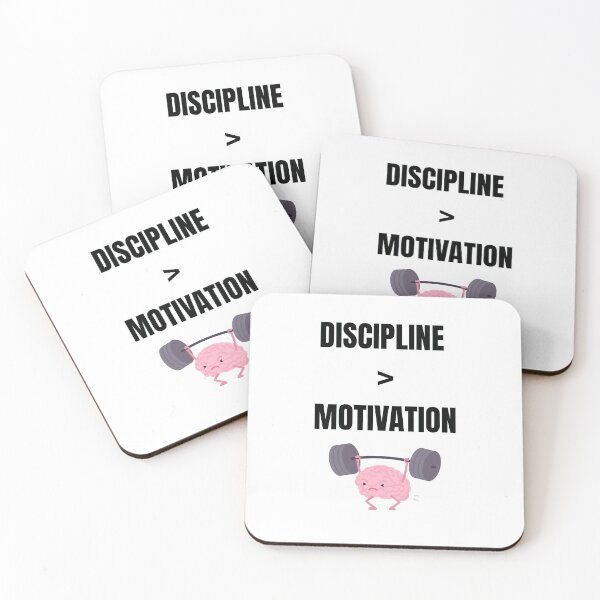 Artikelvorschau, DISCIPLINE > MOTIVATION Gym motivation or Exam motivation entworfen und verkauft von DailyQuestPrint.