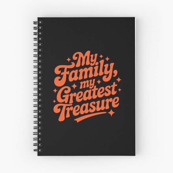 Item preview, My Family My Greatest Treasure – Inspirational Family Quote Design designed and sold by TipTop GFX.
