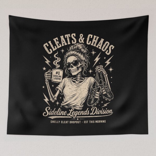 Item preview, Cleats & Chaos Skeleton Soccer Mom, Funny Sideline Legends designed and sold by AndersonLFernan.
