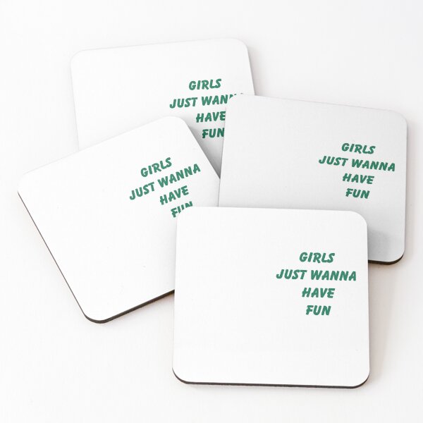 Item preview, Girls Just Wanna Have Fun Retro Quote designed and sold by VibeoCanvasShop.