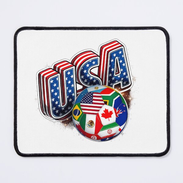 Item preview, 2026 World Cup Soccer USA Canada Mexico Football Trophy Fan Shirt designed and sold by Hamid-Artworks.