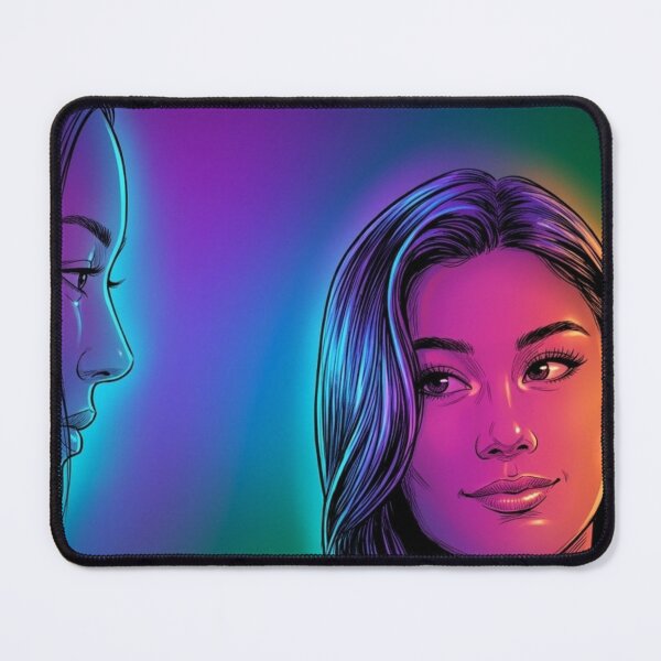 Item preview, The Way She Looks At Me Neon Thai GL Tv Series Lgbtq+ WLW Decor Poster Print Art Comic designed and sold by Mind Space.