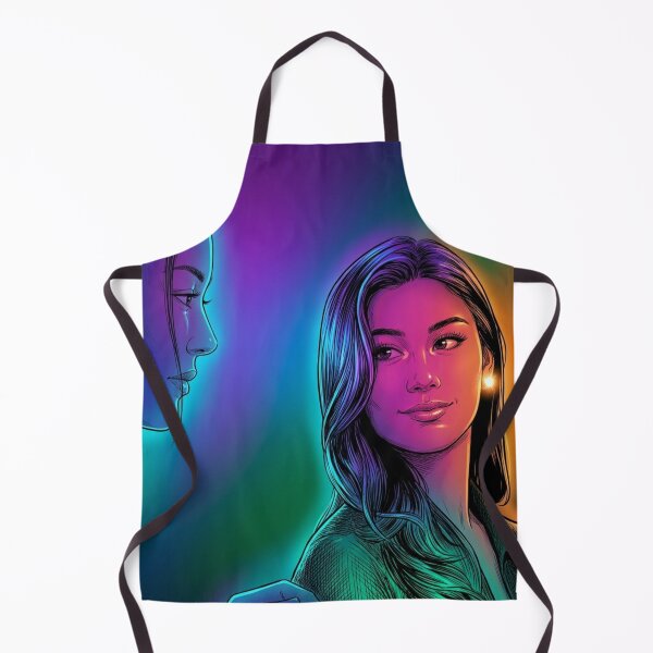 Item preview, The Way She Looks At Me Neon Thai GL Tv Series Lgbtq+ WLW Decor Poster Print Art Comic designed and sold by Mind Space.