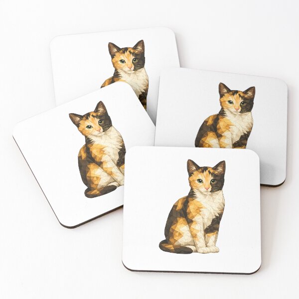 Item preview, Emmi Polygon Cat Geometric Cuteness designed and sold by filou designs.