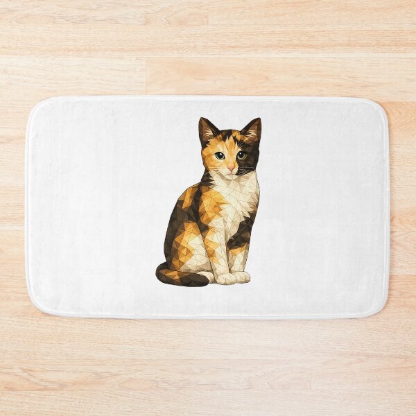 Item preview, Emmi Polygon Cat Geometric Cuteness designed and sold by filou designs.