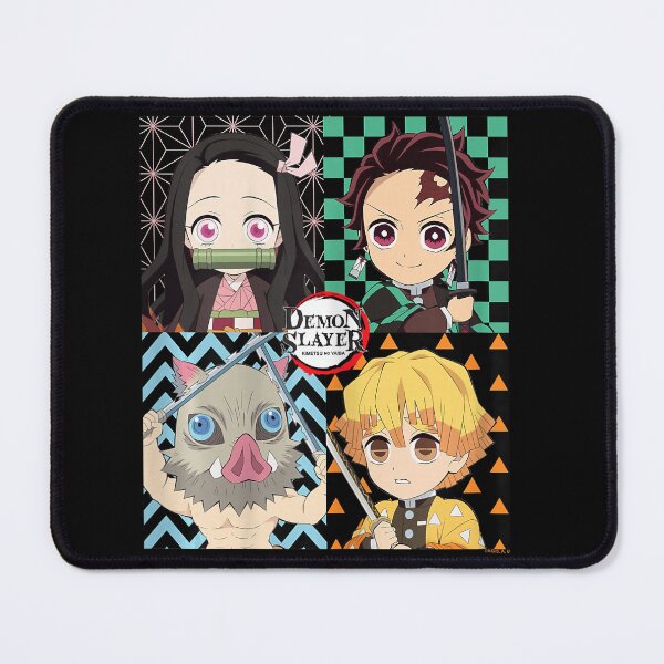Item preview, Tanjiro Inosuke Zenitsu Cute Anime Graphic Poster Design designed and sold by Emieltenberg.