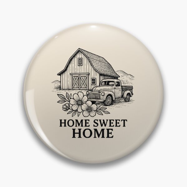 Item preview, Vintage Farmhouse Home Sweet Home Shirt | Rustic Country Barn Tee | Cottagecore Farm Life Graphic T-Shirt designed and sold by Little Foot Farm Merch Shop.