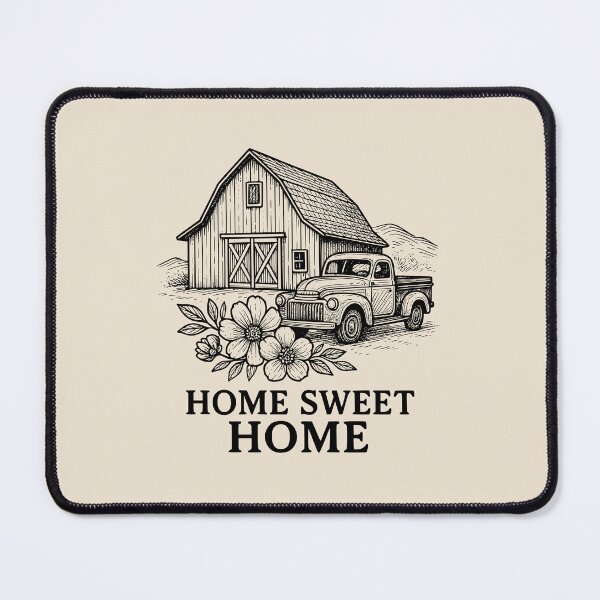 Item preview, Vintage Farmhouse Home Sweet Home Shirt | Rustic Country Barn Tee | Cottagecore Farm Life Graphic T-Shirt designed and sold by Little Foot Farm Merch Shop.