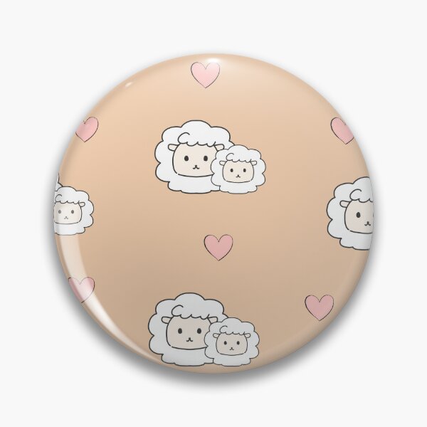 Item preview, Cute Sweet Mother And Baby Sheep Pink Hearts Pattern designed and sold by LibertyHub.