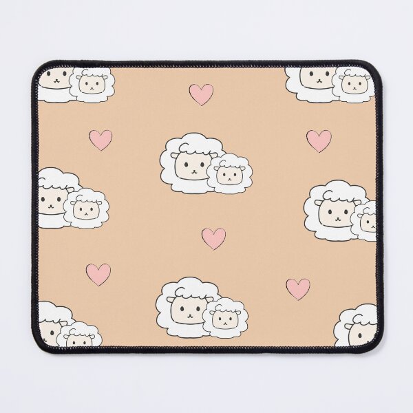 Item preview, Cute Sweet Mother And Baby Sheep Pink Hearts Pattern designed and sold by LibertyHub.