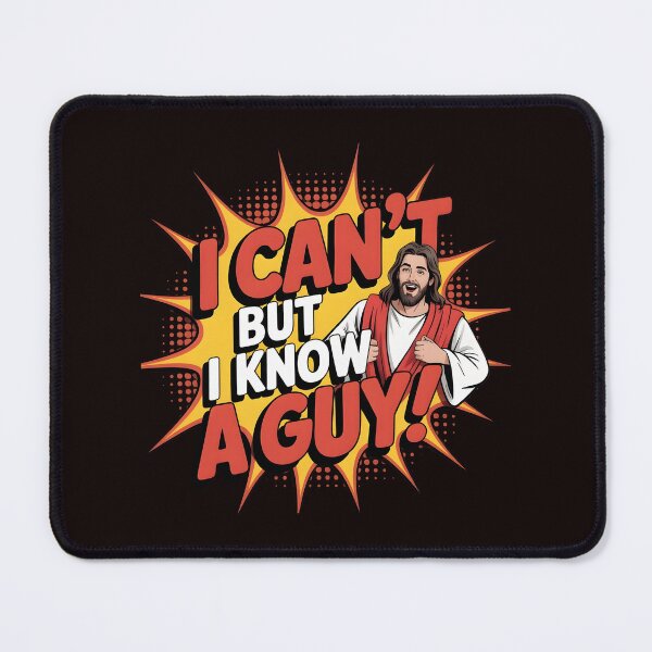 Item preview, I Can't But I Know A Guy Jesus T-Shirt – Stylish Jesus Humor designed and sold by Redgiant87x.