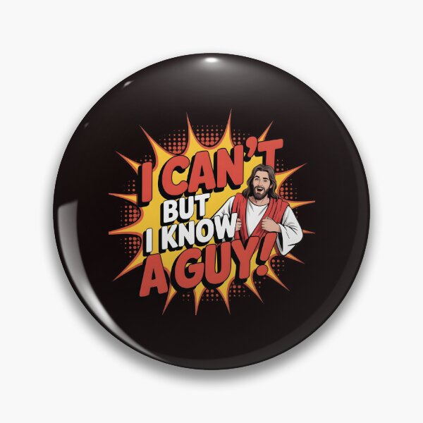 Item preview, I Can't But I Know A Guy Jesus T-Shirt – Stylish Jesus Humor designed and sold by Redgiant87x.