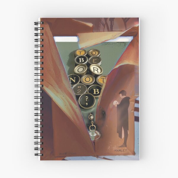 Item preview, Hamlet atemporal, Shakespeare universal "Ser o no ser" Arte de collage desenvuelto designed and sold by Art Cards Cache.