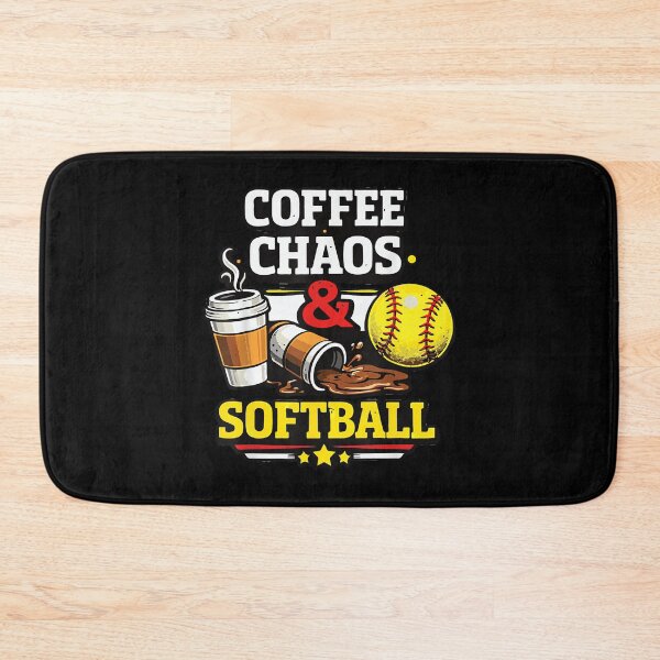 Item preview, Coffee Chaos and Softball Funny Softball Mom Life Tee designed and sold by AndersonLFernan.