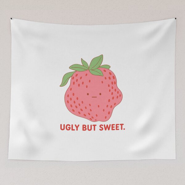Item preview, Ugly But Sweet Strawberry Meme Character designed and sold by bosamji.