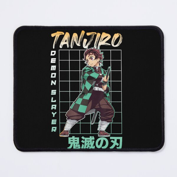 Item preview, Tanjiro Retro Grid Anime Graphic Poster Design designed and sold by Emieltenberg.