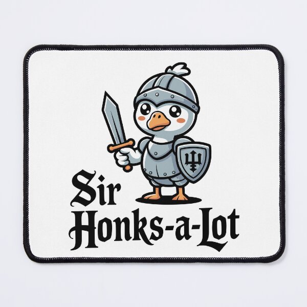 Item preview, Sir Honks-A-Lot Funny Goose Knight designed and sold by JPees.