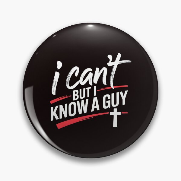 Item preview, I Can't But I Know A Guy Jesus T-Shirt – Unique Inspirational Christian designed and sold by Redgiant87x.