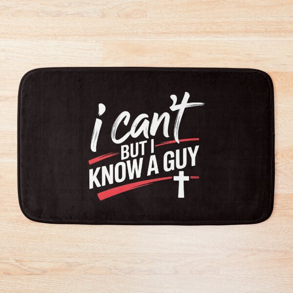 Item preview, I Can't But I Know A Guy Jesus T-Shirt – Unique Inspirational Christian designed and sold by Redgiant87x.