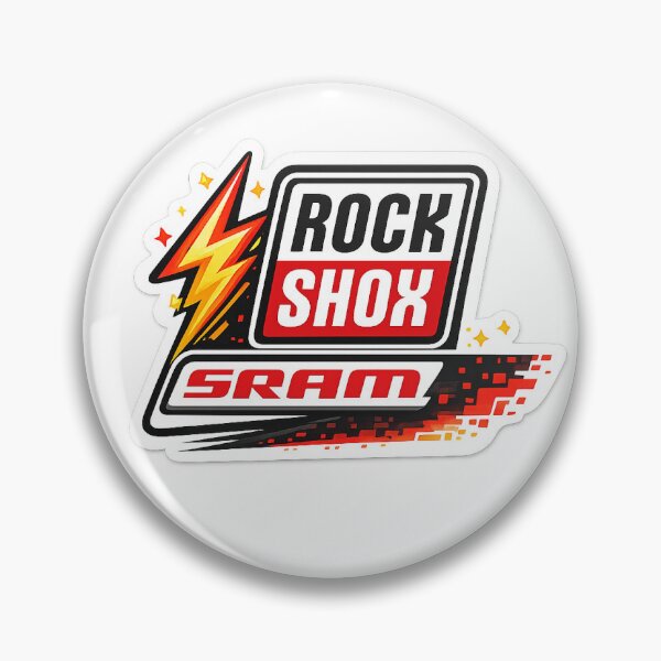 Item preview, RockShox SRAM Racing Sticker designed and sold by ouinou shop.
