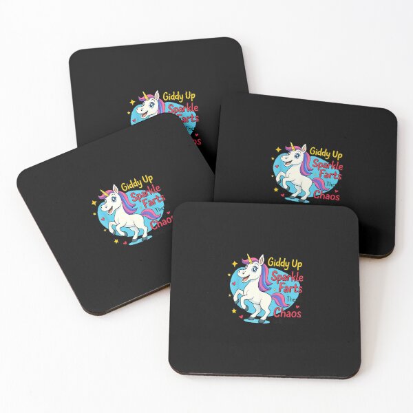Item preview, Cute Unicorn Giddy Up Sparkle Farts There's Chaos To Spread designed and sold by AndersonLFernan.