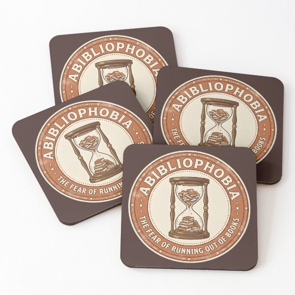 Item preview, Abibliophobia Funny Book Lover Vintage Emblem designed and sold by Novastitchshop.