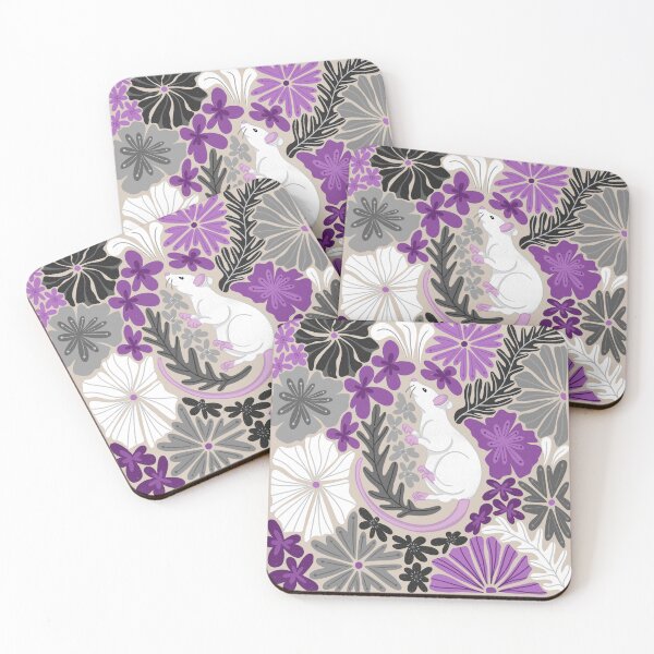 Item preview, Mouse - Asexual Flag PRINT designed and sold by HannahReeStudio.