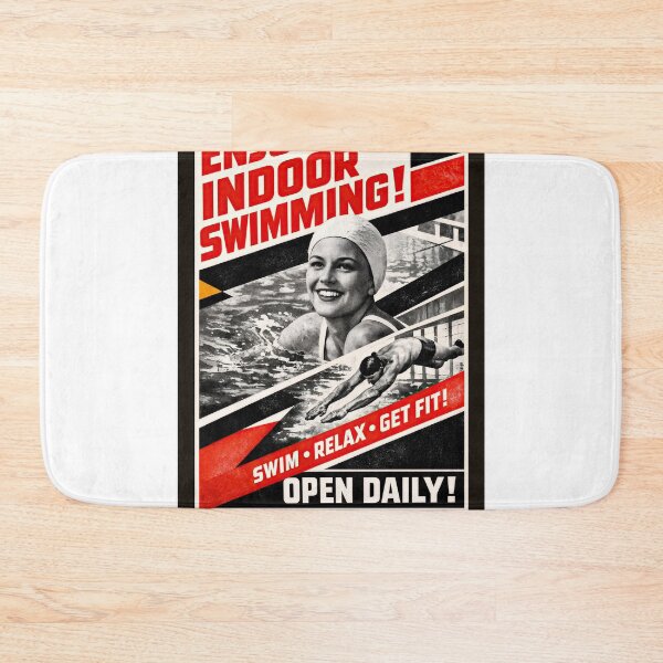 Item preview, Wall Art - Poster - Retro Swim Club Energy designed and sold by ForeverPrintsOK.