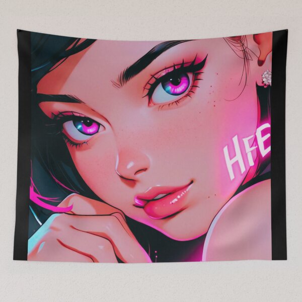 Item preview, Neon Hello Beauty designed and sold by IMuDesigner.