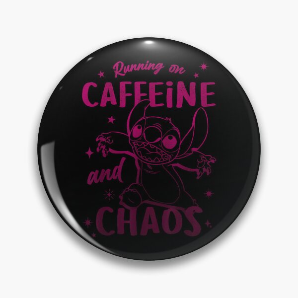 Artikelvorschau, D.i.s.n.e.y Lilo & Stitch Running On Caffeine And Chaos Big Logo entworfen und verkauft von AndersonLFernan.
