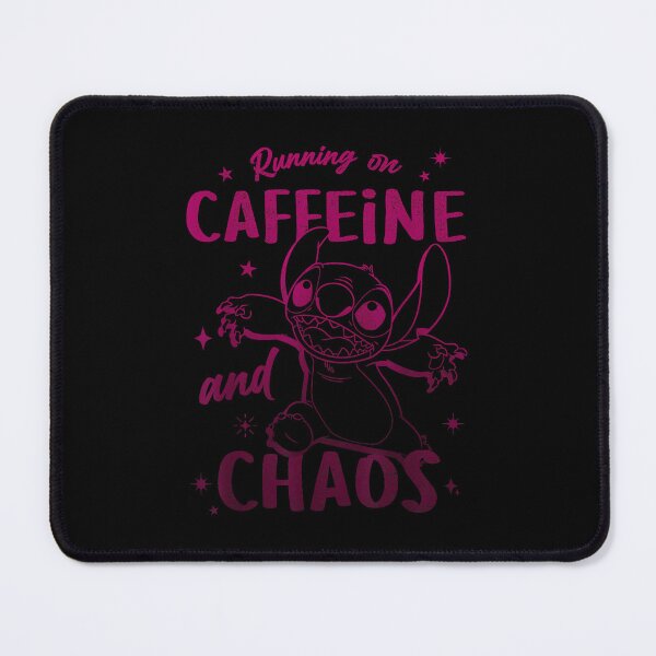 Item preview, D.i.s.n.e.y Lilo & Stitch Running On Caffeine And Chaos Big Logo designed and sold by AndersonLFernan.