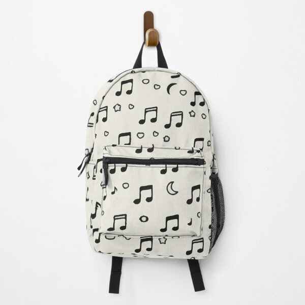 Item preview, Minimal Black Music Notes Pattern designed and sold by Sprklebrand.