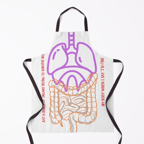 Item preview, Just A Bunch Of Organs Trying To Survive Monday: Funny Anatomy designed and sold by ArcheVectors.