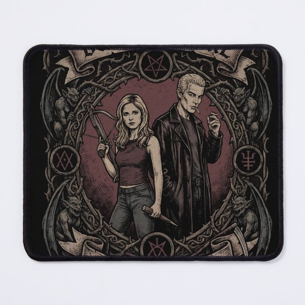 Item preview, Buffy the Vampire Slayer Angel Spike Drama – 90s Icon designed and sold by Senpaiwaves.