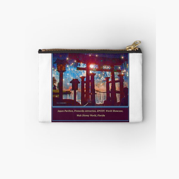 Item preview, Japan Pavilion, Fireworks Attraction, EPCOT, World Showcase, Walt Disney World, Florida designed and sold by AMacGPhilly.